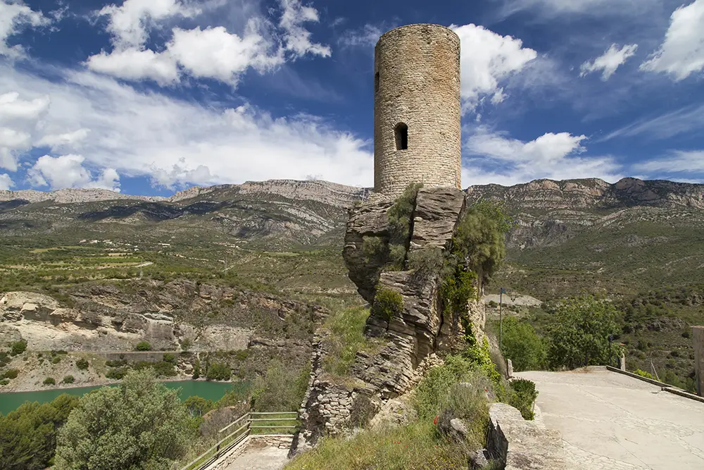 Castillo de Sant Oïsme en Camarasa